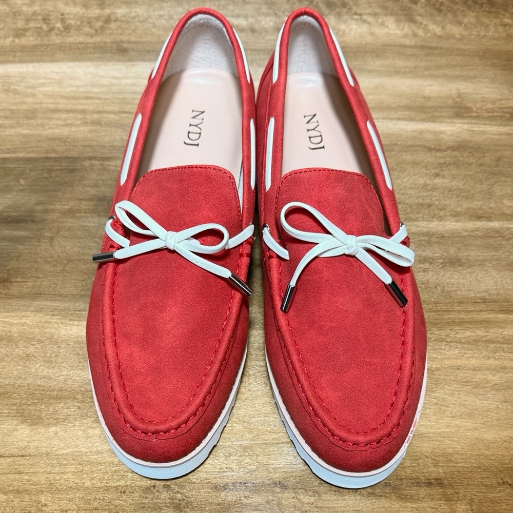 NYDJ Faux Suede Boat Shoes - Picture 2 of 9
